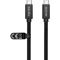 Kablar Nordic 1m USB 3.2 Gen 2 Nylonflätad Kabel