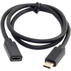 Kablar Lux-Case Datorkabel Förlängningssladd USB-C Type-C Hankontakt 60cm