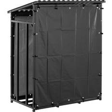 Hillvert Firewood Rack Tarpaulin Roof 600 kg