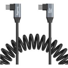 Smallrig USB-C Angled to USB-C Coiled Data Cable 4793