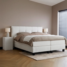 Continentaal Bedden Boxspringbed 160x210 cm Wit One Size