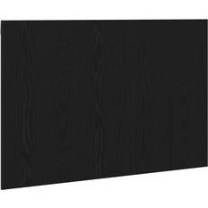 Svarta Sänggavlar vidaXL Svart Ek 120x1.5x80 cm Konstruerat Trä Sänggavel 120cm