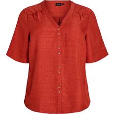 Zizzi Kläder Zizzi Blus caAlabama S s - Röd