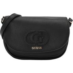 Guess Konvertibel Crossbody Flap Taske Uld - Sort
