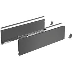 Tiradores de Armario Hettich You Zarge Stahl Anthrace Set H139 NL350