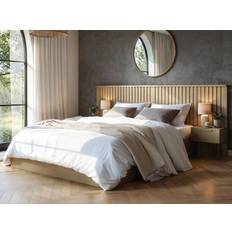 Taylor Kingsize Hotel Ottoman Light Wood
