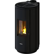 Poêles à Granulés FreePoint Poêle à Granulés Étanche Chrome 5 Noir 5 kW