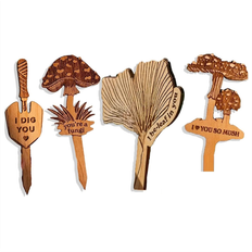 Plant Labels Jojomino Funny Plant Markers Wooden Plants Labels