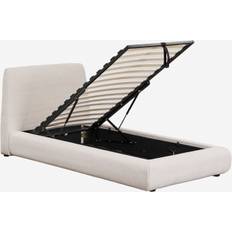 Letti con Struttura Sklum Canapé Pieghevole Tessuto Norena 90 x 190 cm Letto con Struttura
