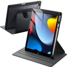 JeTech Rotating Case for iPad 9 8 7 10.2-Inch
