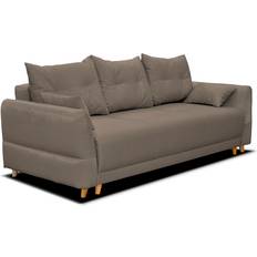 Furniture Latitude Run Brown Sofabed Sofa 3 Seater