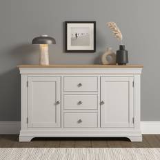 Furniture ClassicLiving Adaleya 2 Door 3 Drawer Ivory Sideboard