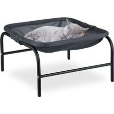 Pets Relaxdays Cat Hammock Freestanding Raised Pet Perch 27 x 45 x 45 cm