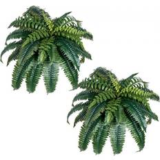 2pcs Boston Plastic Ferns 35 Branches