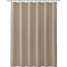 Clorox Treated Polyester Fabric Shower Curtain 70 x 72 Tan Taupe
