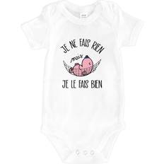 White Bodysuits Monsieur Madame Body I Do Nothing But It Well - White