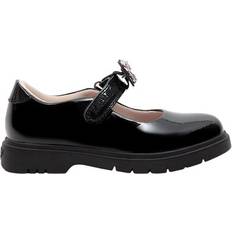 Melody Black Patent School Shoes - Black