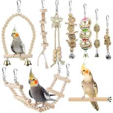 Pets Kikidex Bird Toys Parakeet Cage Accessories