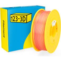 3D-utskrift 123-3D PLA Filament 1kg Satin Rainbow