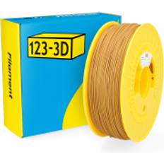 123-3D PLA Filament Light Brown Wood 1kg