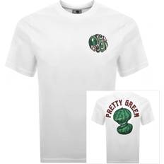 Pretty Green Twisted Melon T Shirt - White