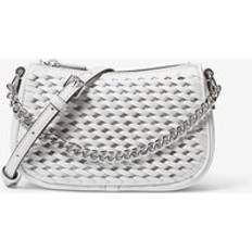 Michael Kors Bags on sale Michael Kors Small Woven Crossbody Bag - White