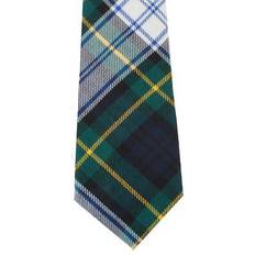 Locharron Of Scotland Reiver Gordon Dress Tartan Tie - Green/Yellow/Blue
