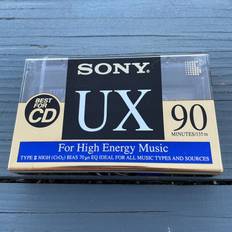 Cassettes Sony UX 90 Chrome Blank Audio Cassette Tape Type II (1992)