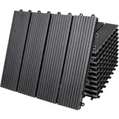 Composite Decking Tiles 30x30cm Anthracite