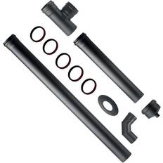 Caminetti Divina Fire Kit Installazione Stufa Pellet Acciaio 1.2 Mm D.80 Mm