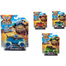 Monster Jam Leksaker Monster Jam Mud Blasters 1:64 Skala Blå