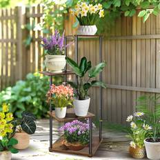 Pots, Plants & Cultivation YouseaHome Tall Corner Plant Stand Indoor Metal