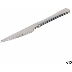 Steak Knives Quttin Classic Silver Stainless Steel Meat Set 21.5 x 1.9 cm 2 Pieces Steak Knife