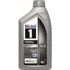 Mobil 0W-20 1l Helsyntetisk Olja Motorolja 1L