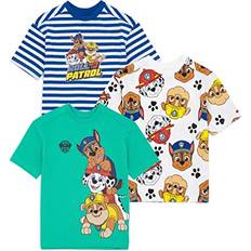 Boys T-shirts 3 Pack - Blå Grön Vit