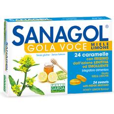 Pastiglie Sanagol Gola Voce Miele Limone 24 Pezzi