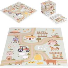 ECOTOYS Stor EVA Skummatta 21 Delar 90.5x90.5 cm