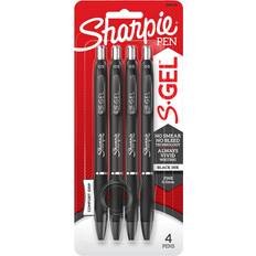 Sharpie Gel Pens Sharpie Fine Point 0.5mm Black Ink Gel Pens Pack 4