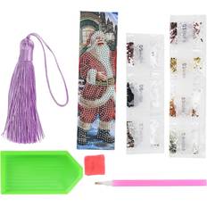 Diamond Paintings on sale Goolrc Santa Claus Pattern Diamond Painting Bookmark
