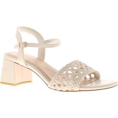 Marco Tozzi Tilly Women's Block Heeled Strappy Sandals - Beige