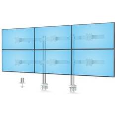 StarTech Six-Monitor Desk Mount with Crossbar Up To 32 Screens