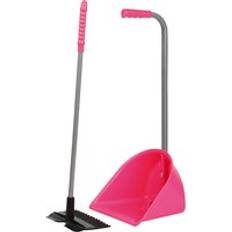 Cleaning & Clearing Harrys Horse Compact Shovel And Rake Rose