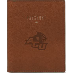 Passport Covers Fossil Abilene Christian University Wildcats Travel RFID Passport Case - Brown