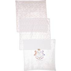 Kids Graphic-Print Muslin Cloths Pink
