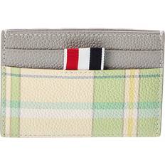 Thom Browne Single Leather Card Holder - Brown
