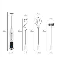 Handheld Milk Frother Rechargeable Drink Mixer
