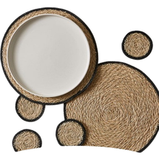 Dunelm Grass Braid Coaster 4pcs