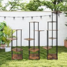 YouseaHome Metal Plant Stand Indoor Corner Shelf 5 Tiers