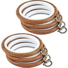 Embroidery Hoops & Frames on sale Typecat 6Pcs Embroidery Hoops 3.93 Inch Round Frame