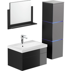 Home Deluxe Conjunto Muebles De Baño Wangerooge L 61 x 41,5 x 31 cm